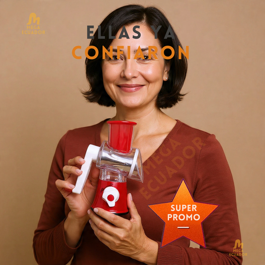 KitchenPro™ RALLA, CORTA Y TRITURA EN SEGUNDOS: LA ESTRELLA DE TU COCINA